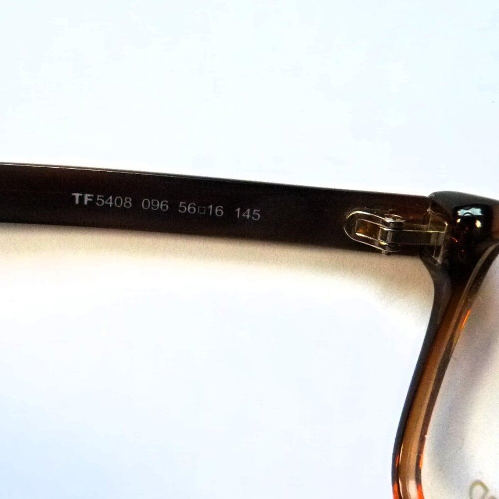 Tom Ford Brown Rectangular Frames Eyeglasses Demo… - image 3